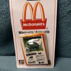 McDonald's Collection  COME AND GET'EM! 15¢ HAMBURGER MAGNET No. 51687 NEW